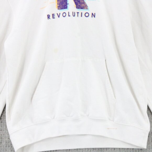 Champions Hoodie Sweatshirt Mens XL White Pullover Drawstring Revolution Graphic - Picture 4 of 11